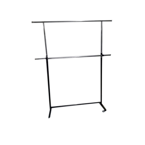 Double Pole Garment Display Stand