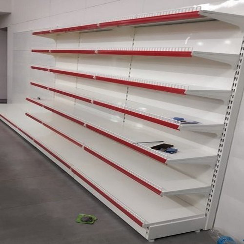 Mild Steel Wall Mounted Supermarket Display Rack
