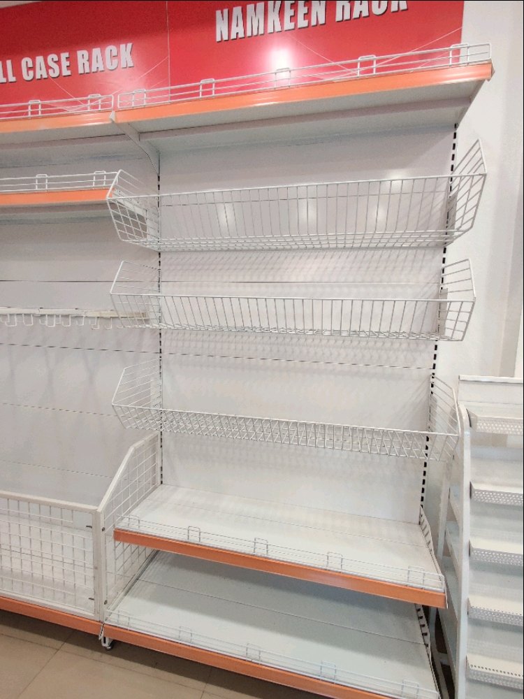 Mild Steel Supermarket Snacks Display Rack