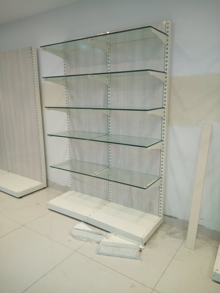 Metal Glass Display Rack, For Shoes and Chappal