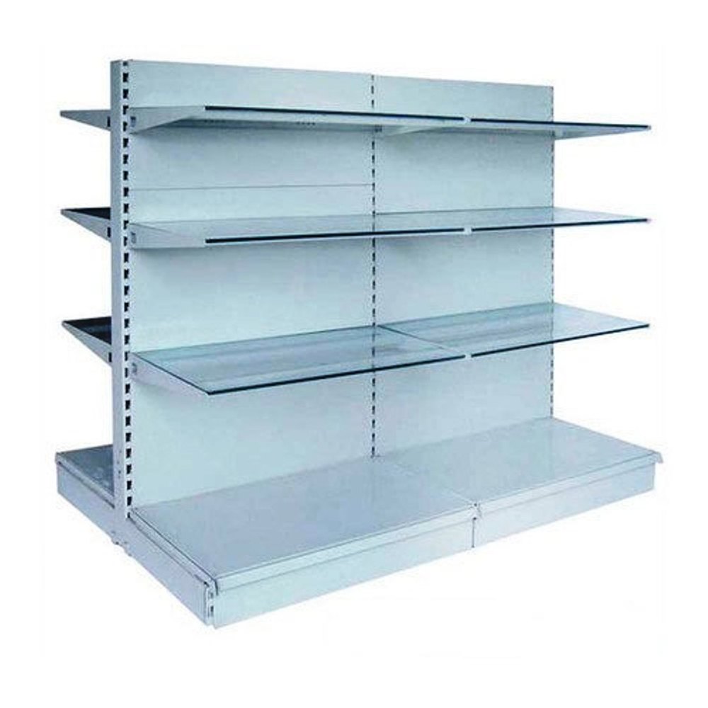 Free Standing Unit Glass Display Rack, For Departmental Stores