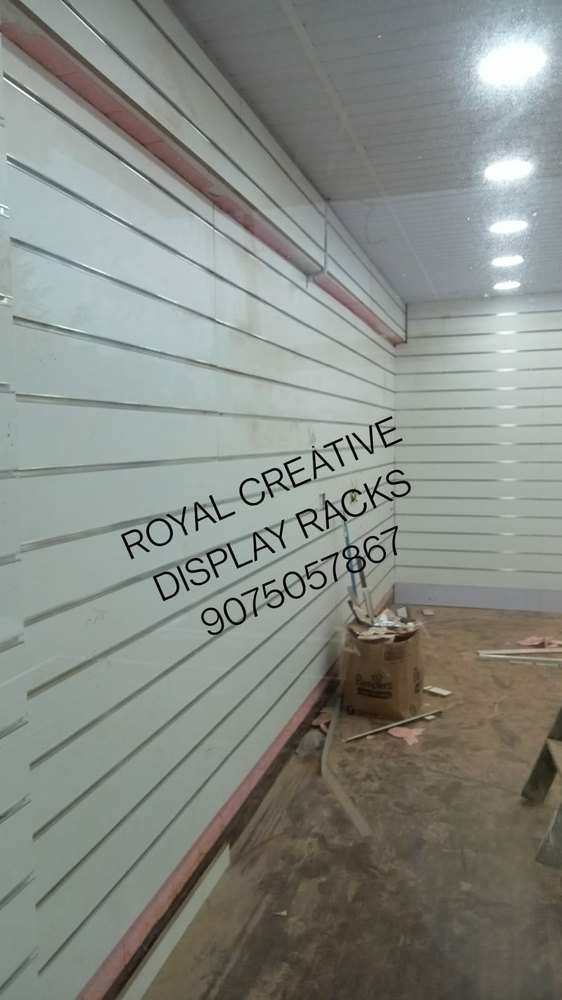 Royal creative White Slatwall Display Panels, For Commercial