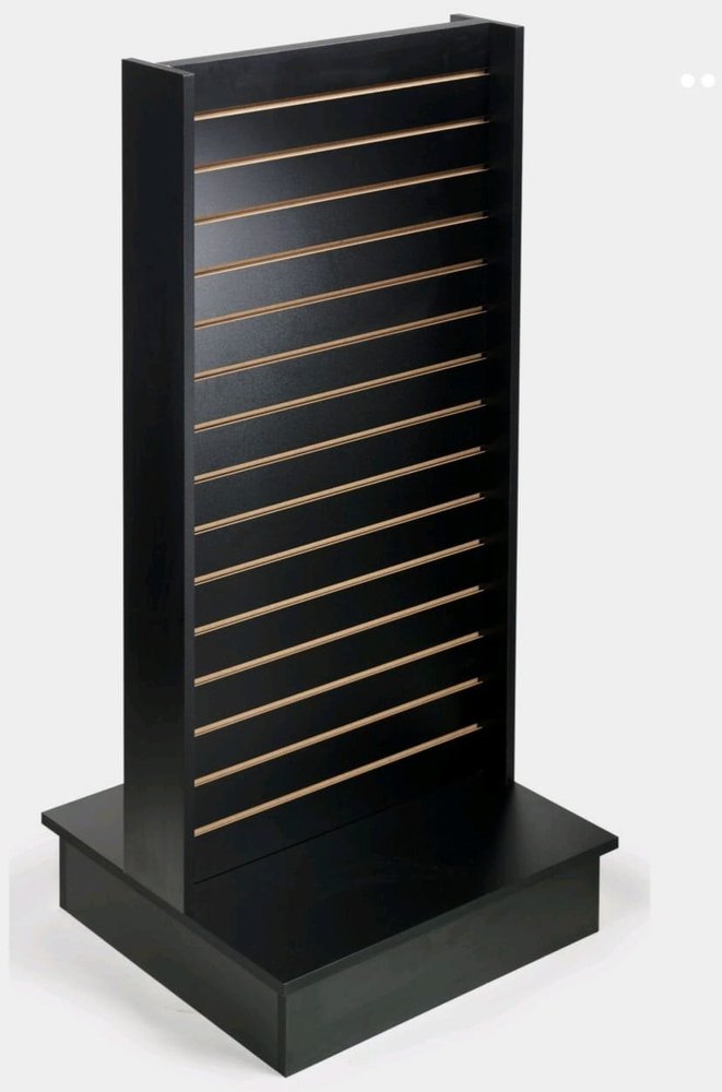 Wooden Free Standing Unit Freestanding Slat Wall Display, For Showroom