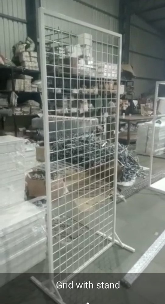 FRP Galvanised Freestanding Hanging grid, Thickness: 6.5 mm, 5x2 Feet