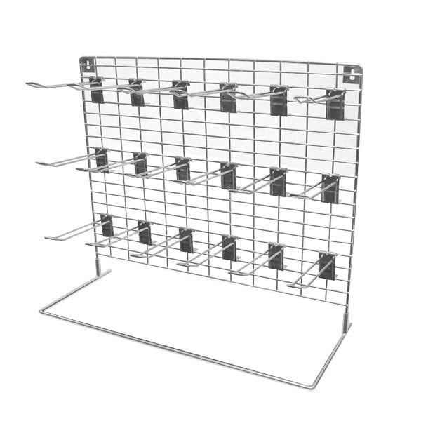 Stainless Steel Shelf Rack SS Hanging Display, For Supermarket