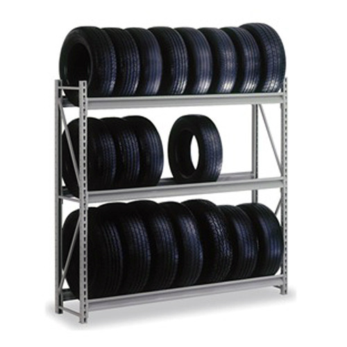 Mild Steel Free Standing Unit Tyre Storage Racks