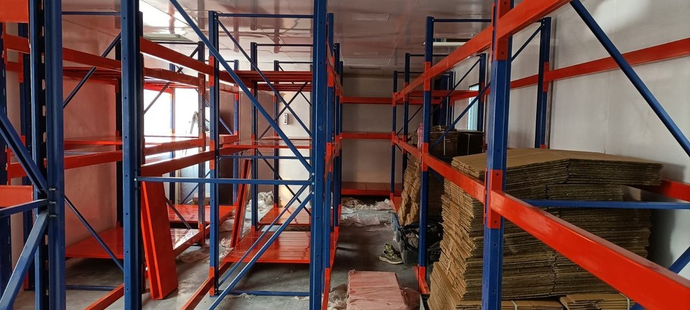 Stainless Steel 4 Shelves Tyre Storage Racks, For industrial