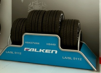 Plastic Tyre Stand