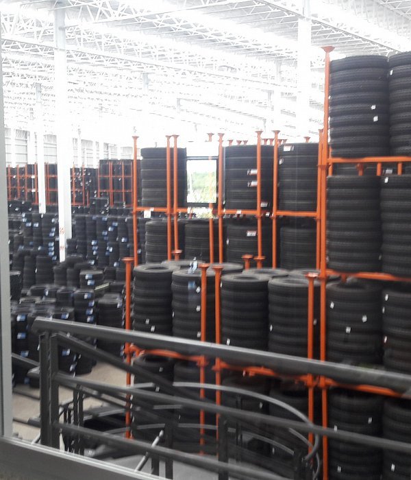 Mild Steel Stackable Tire Racks