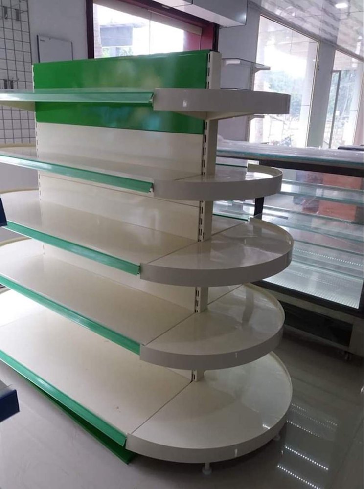 Mild Steel Double Sided Retail Display Rack