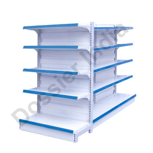 White Double Sided Display Rack