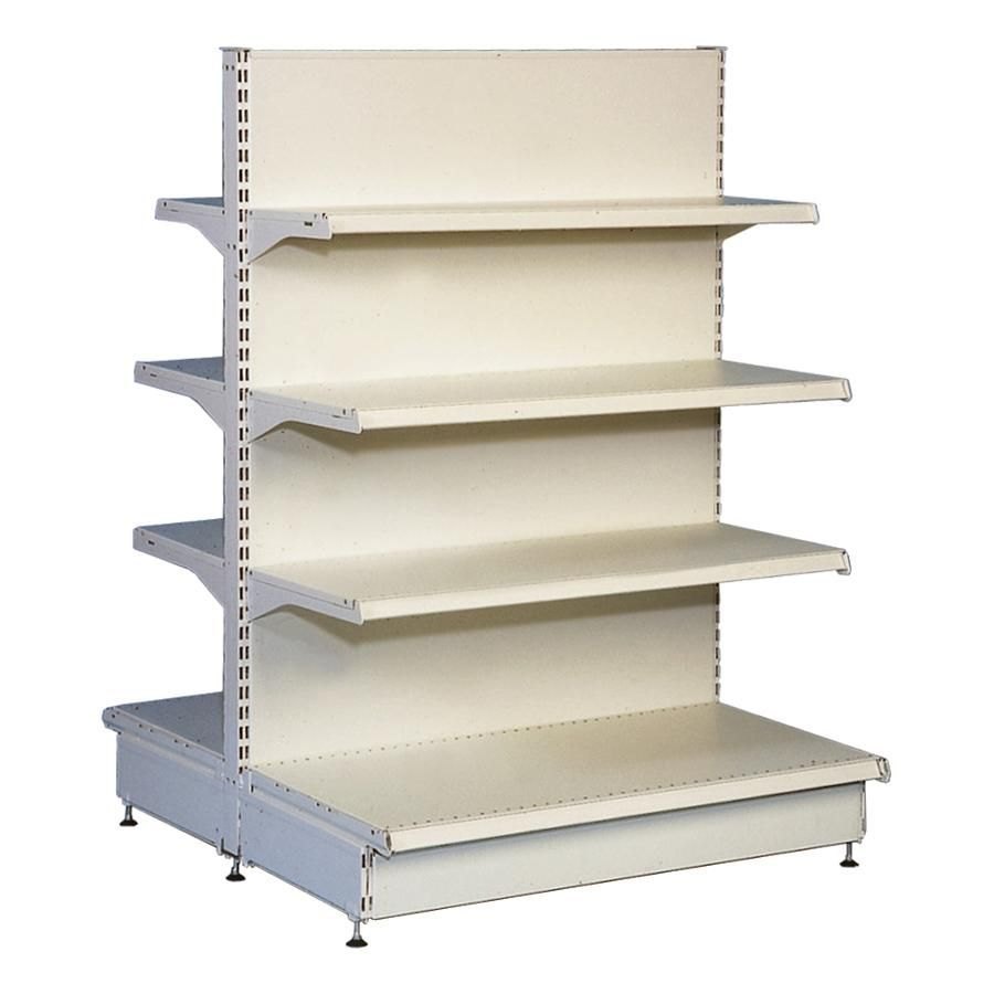 Mild Steel Free Standing Unit Double Sided Display Rack, For Supermarket