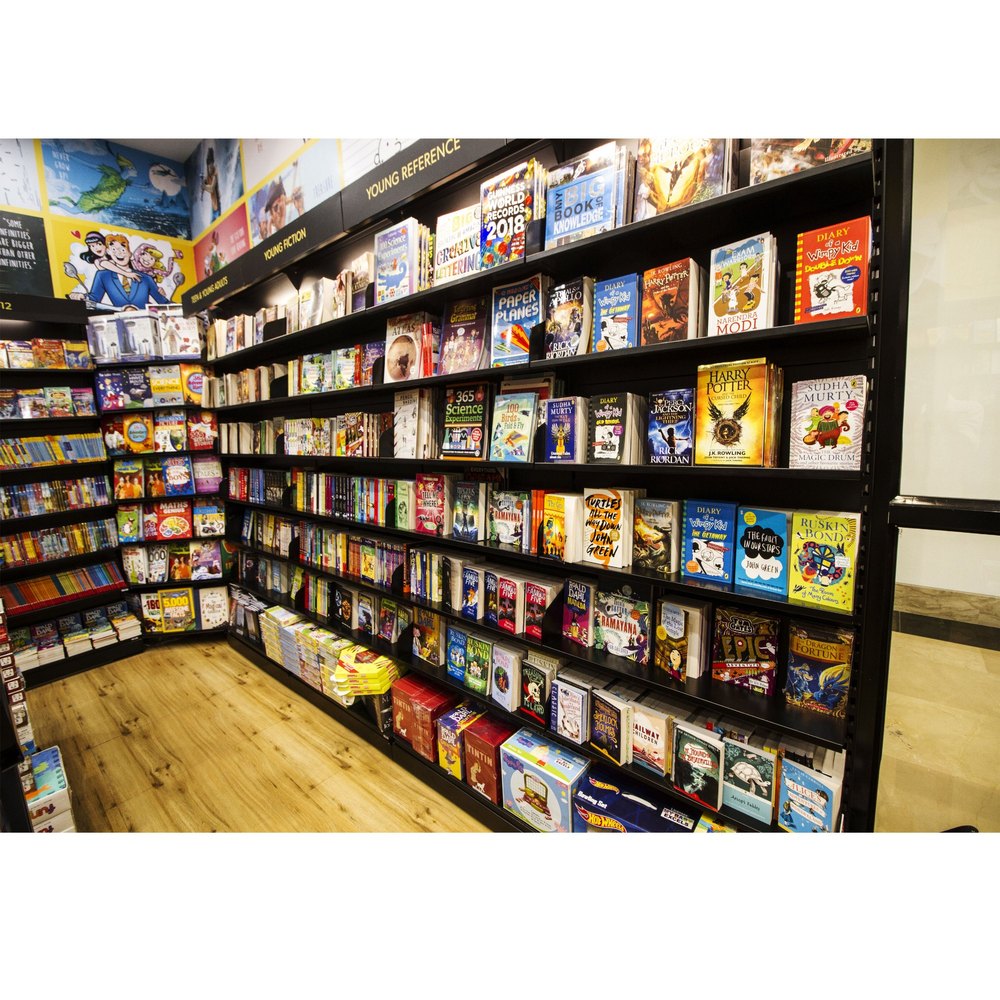 Instor MS Book Display Rack, 7 Shelves