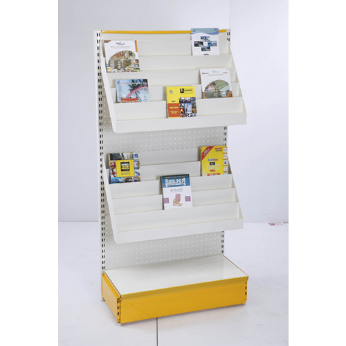 White And Yellow Books Shelf
