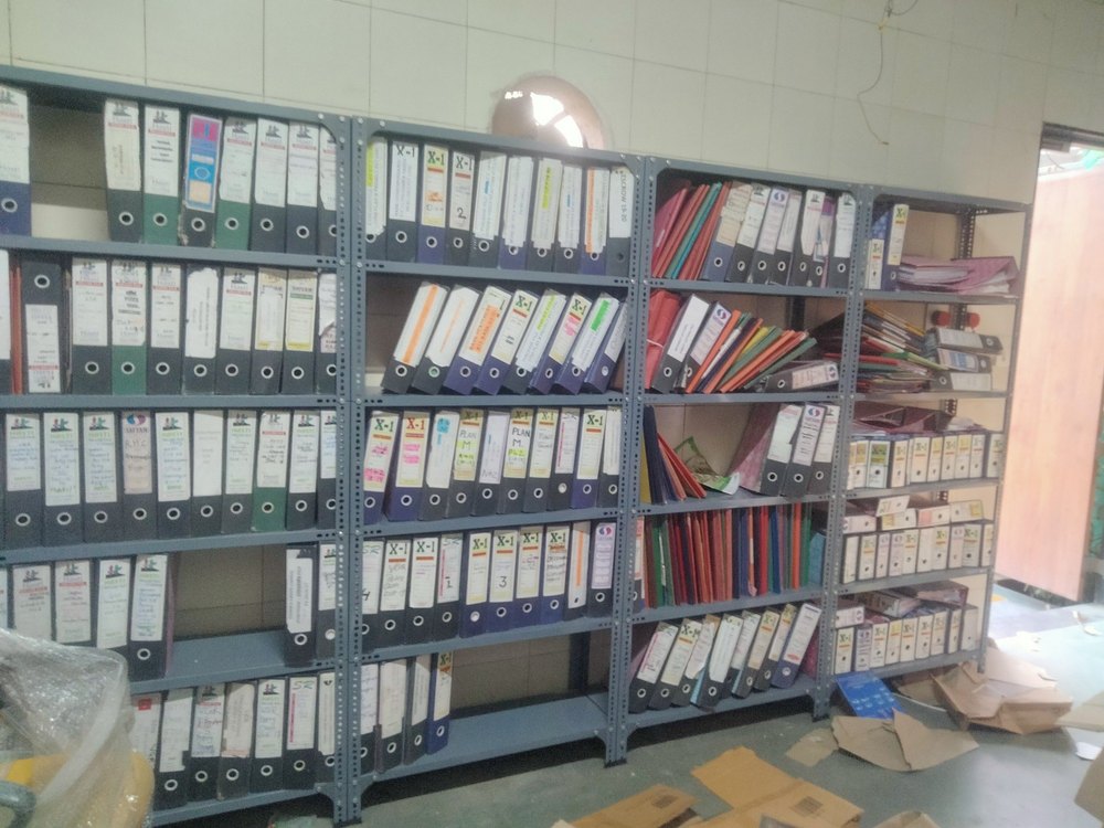 Free Standing Unit Mild Steel Shelf Rack
