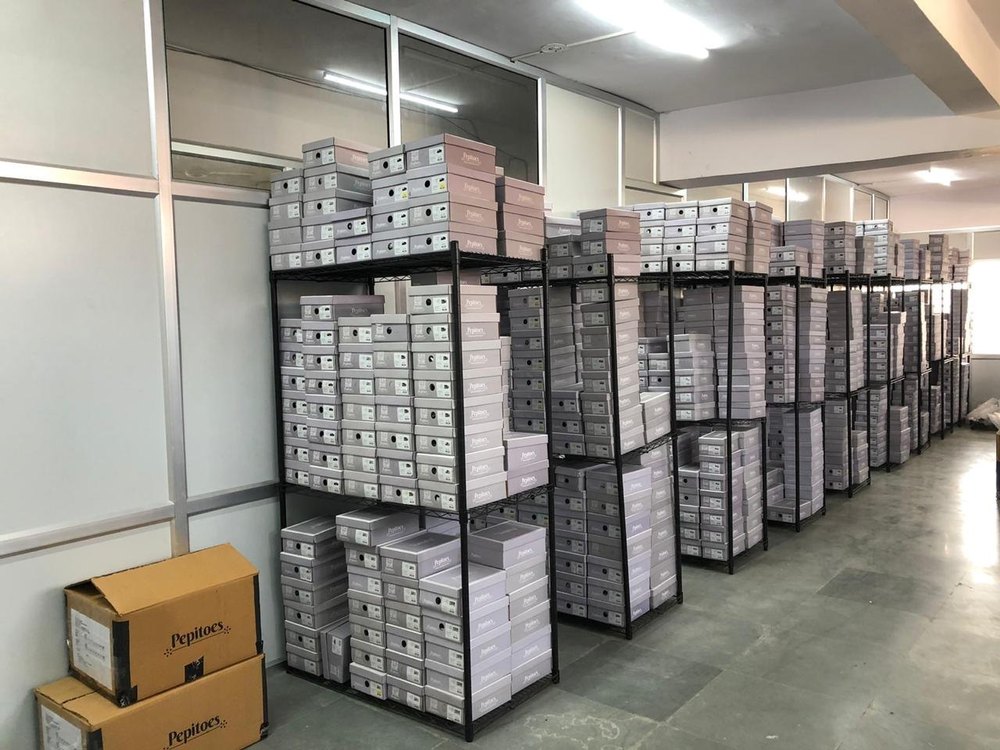 Free Standing Unit Mild Steel Wire Mesh Rack, For Storage, 50-100 kg