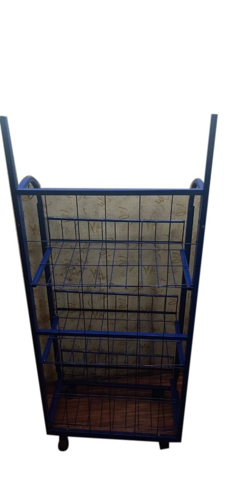 Mild Steel Display Stand Wire Rack, For Shop