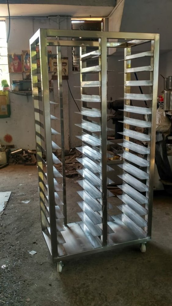 5 Feet Stainless Steel SS Bakery Rack, For Hotel, 0-50 kg