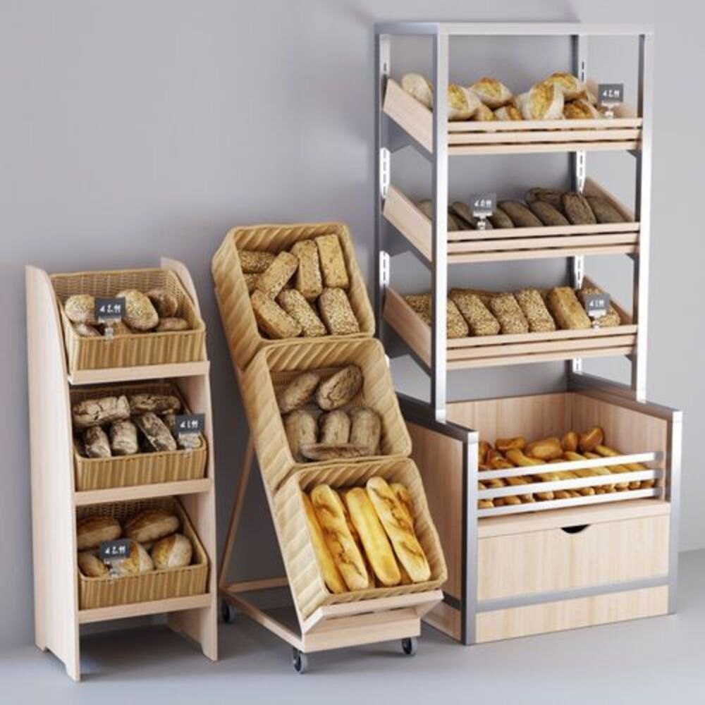 Free Standing Unit Bakery Rack