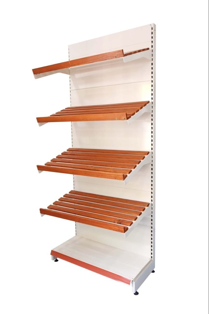 Metal Wall Mounted Bakery Rack, For Retail Store, Size: 3 & 4 Feet