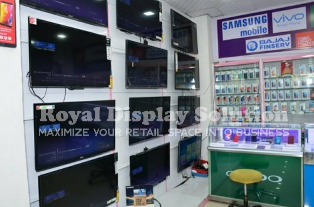 Metal LCD Display Rack, For Malls