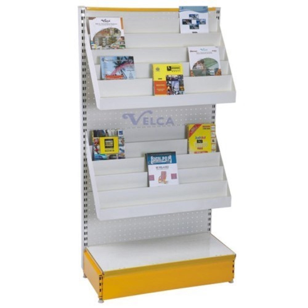 Plastic Magazine Display Racks, For Departmental Stores, 4 Shelves