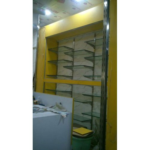 Wooden Jewellery Display Rack, Outer Material: Glass