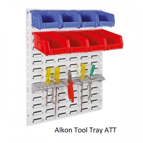 Stainless Steel Alkon Tool Tray Rack, For Showroom