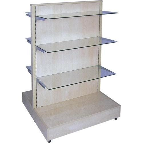 Free Standing Unit 5-7 Feet Double Sided Display Rack, For Malls