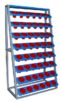 Mild Steel Movable Unit Tool Rack