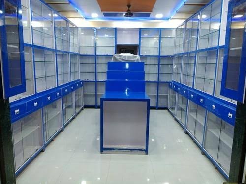 Movable Unit Medical Shop Display Furniture