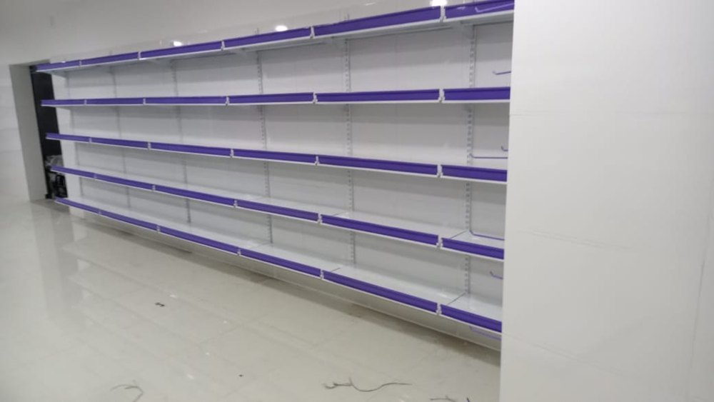 Metal Supermarket Wall Display Rack