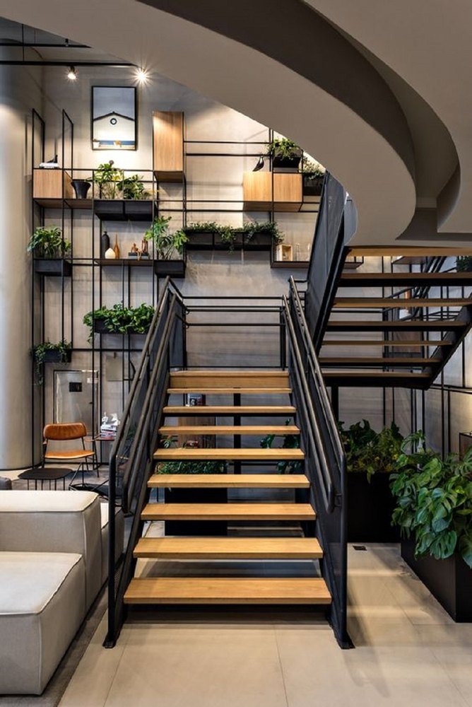 Free Standing Unit Plant Disply Rack, For Showroom