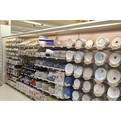 Mild Steel Crockery Display Racks, For Commercial