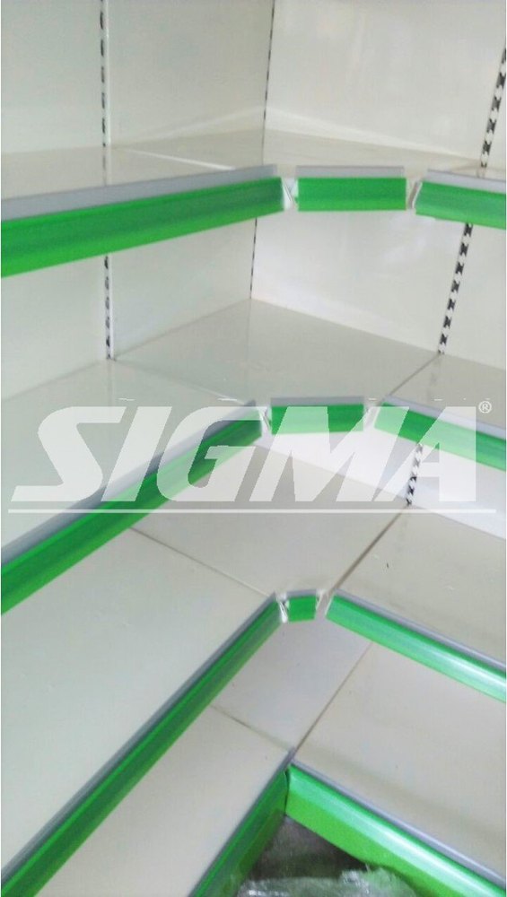 Metal Corner Supermarket Racks, For Grocery