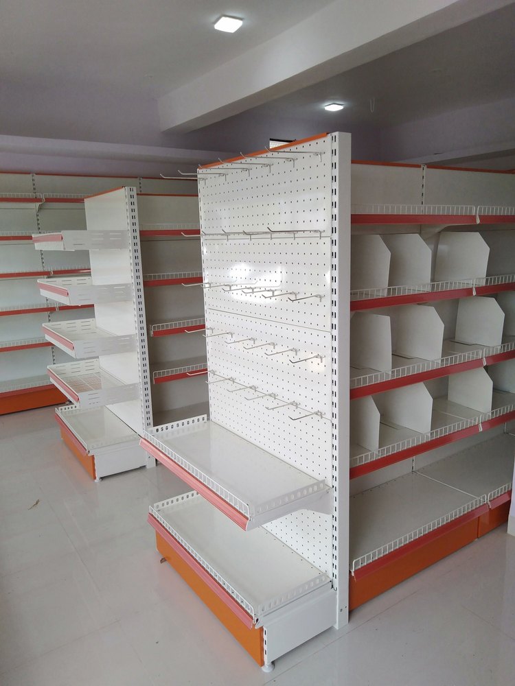 Mild Steel Supermarket Display Rack