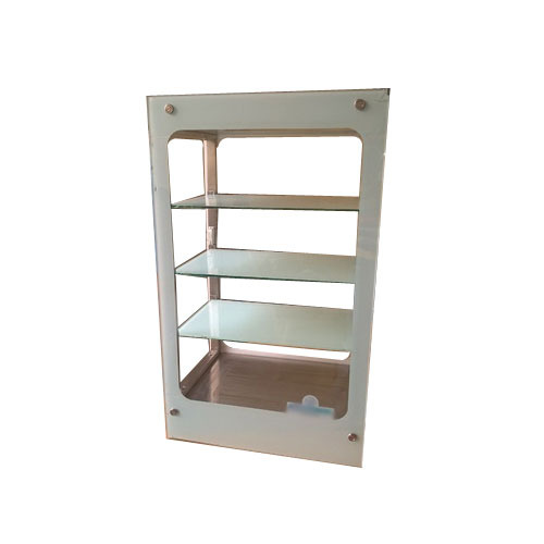 Stainless Steel And Silver Food Display Rack