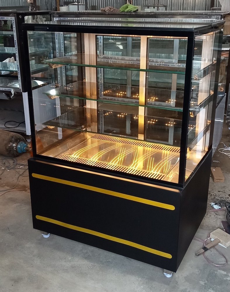 Stainless Steel and Glass. Cake Display Showcase, For Bakery