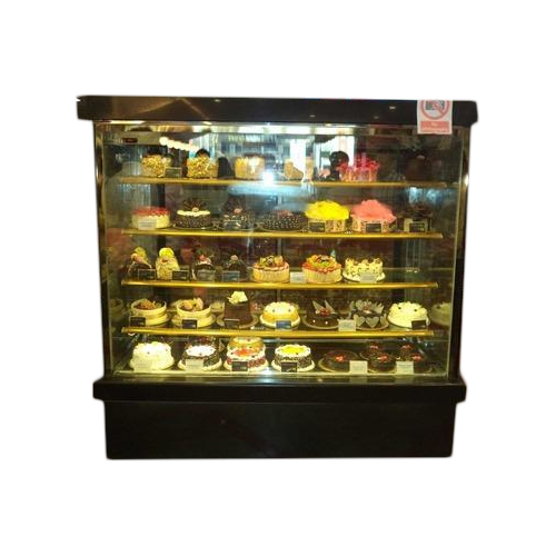 Famous Stainless Steel and Glass Cake Display Showcases