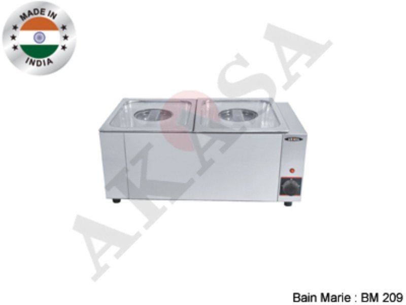 Stainless Steel Gulab jamun warmer BM 206 - 2 containers