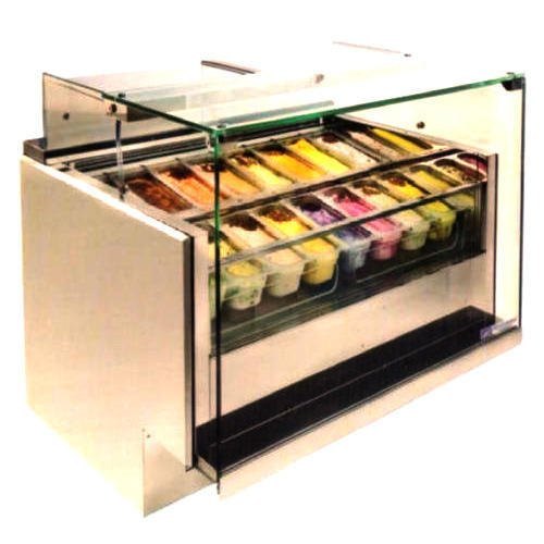 Glass Ice Cream Display Counter, For Bakery