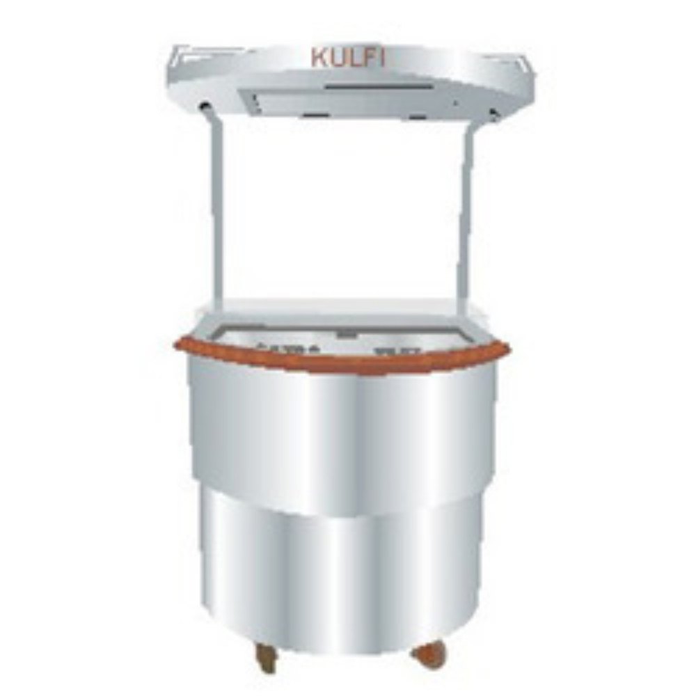 Qualipro Silver Kulfi Counter for Commercial