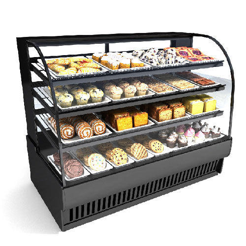 Glass Showcase, For Sweet Shops Or Bakery Shop