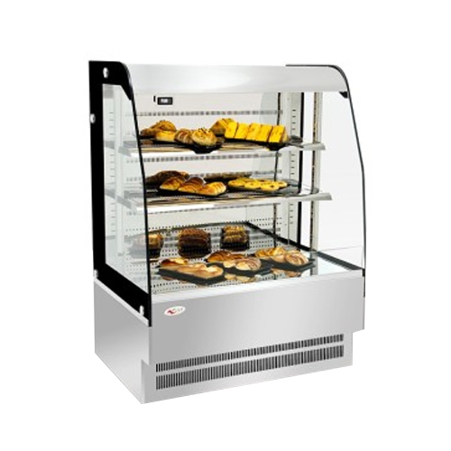 Black Counter-Top Hot Showcases, 3 Units
