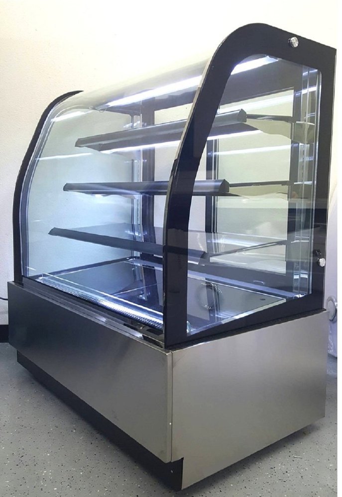 Stainless Steel Cold Display Counter, For Restaurant