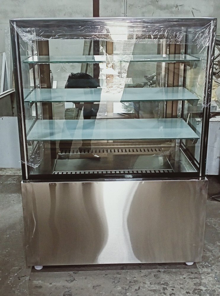 Stainless Steel And Glass Eskay Food Bakery Display Counters