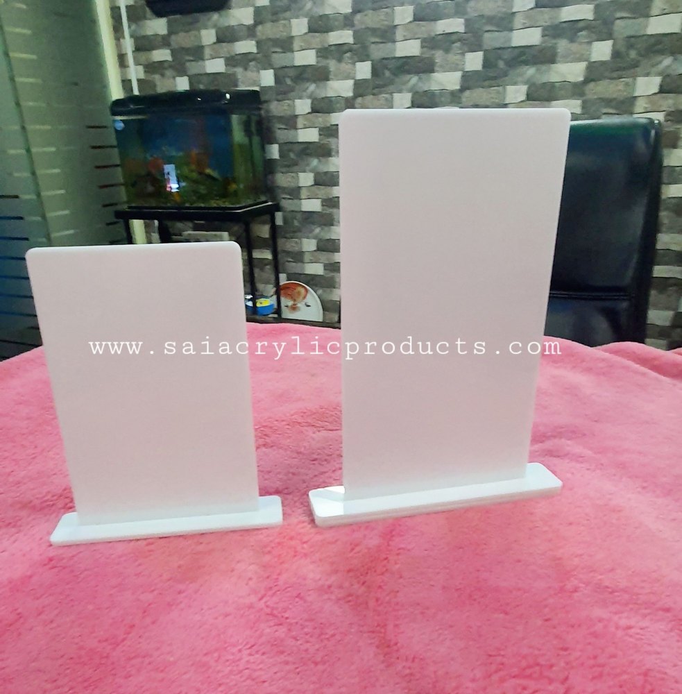 Acrylic Qr Code Display Stand, For Advertisement