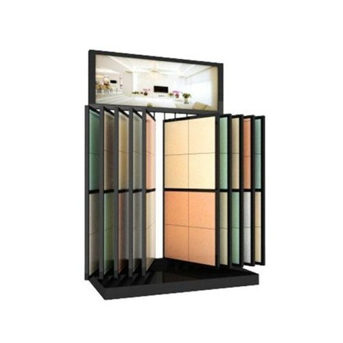 Wooden Tiles Display Stand, For Advertisement