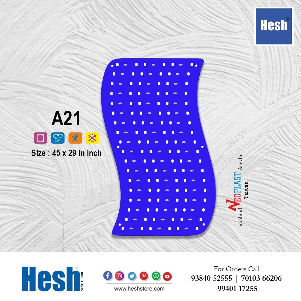 Acrylic Wall Sunglass Display, Size (Dimensions in Length X Breadth X Height): H45 X W29 Inch