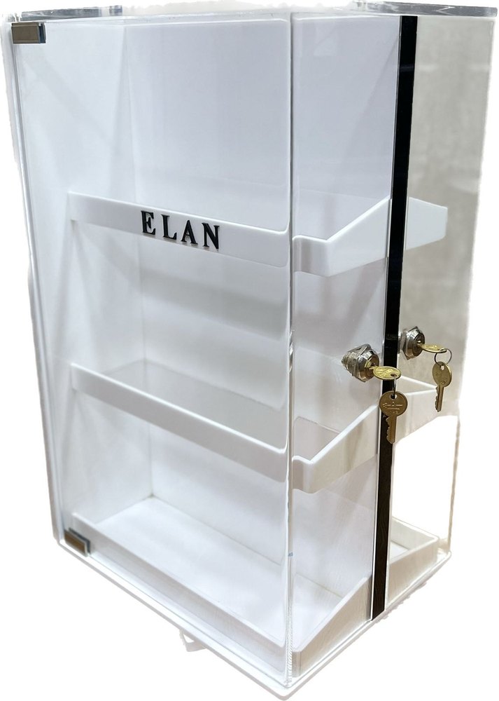 Acrylic rotating wallet display stand for shop and malls, For Advertisement